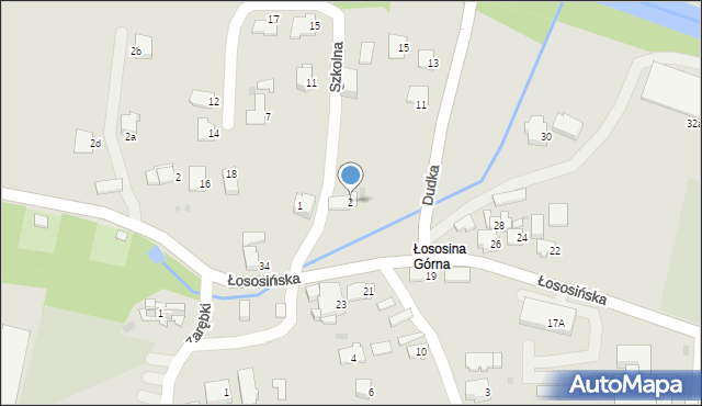 Limanowa, Szkolna, 2, mapa Limanowa