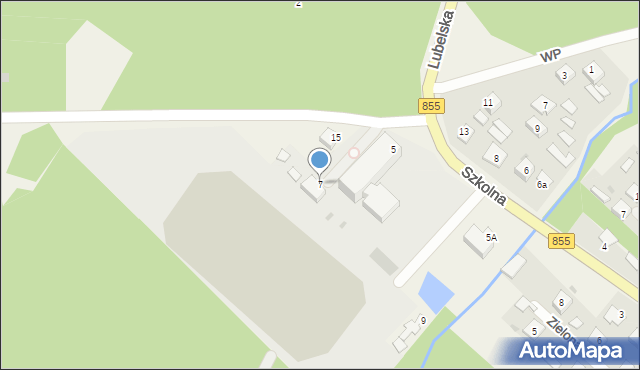 Lipa, Szkolna, 7, mapa Lipa