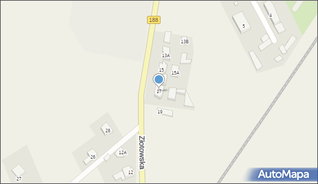 Lipka, Szkolna, 17, mapa Lipka