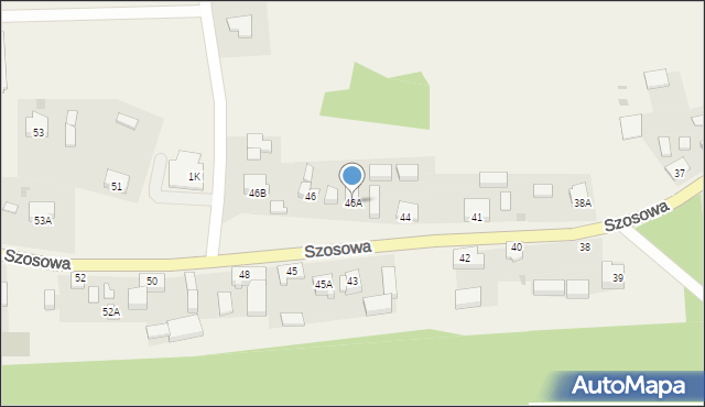 Lipki Wielkie, Szosowa, 46A, mapa Lipki Wielkie