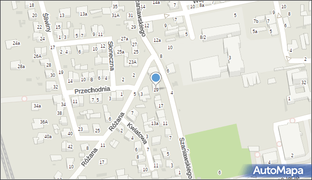 Lubartów, Szaniawskiego Klemensa Junoszy, 19, mapa Lubartów