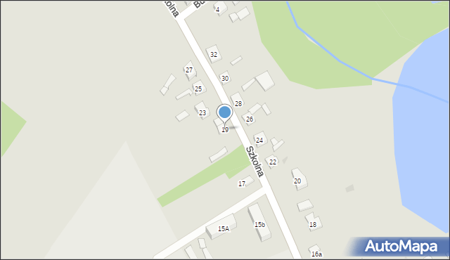 Lubień Kujawski, Szkolna, 19, mapa Lubień Kujawski