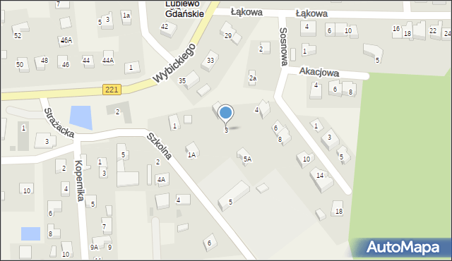 Lublewo Gdańskie, Szkolna, 3, mapa Lublewo Gdańskie