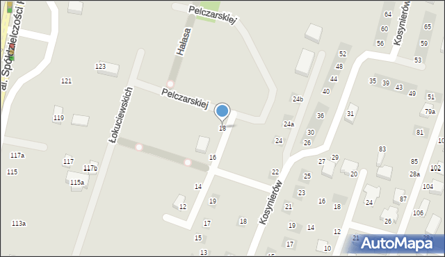 Lublin, Szewczyk Małgorzaty, 18, mapa Lublina