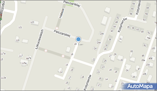 Lublin, Szewczyk Małgorzaty, 23, mapa Lublina