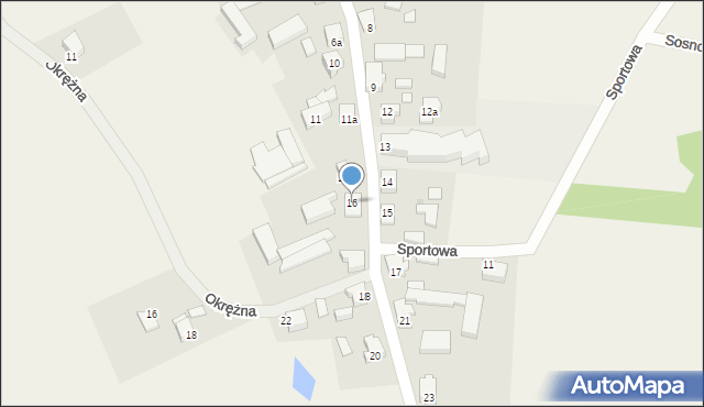 Lubnia, Szkolna, 16, mapa Lubnia