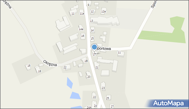 Lubnia, Szkolna, 17, mapa Lubnia