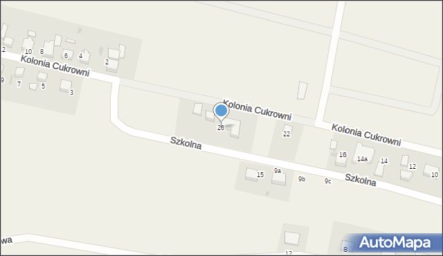 Malczyce, Szkolna, 26, mapa Malczyce