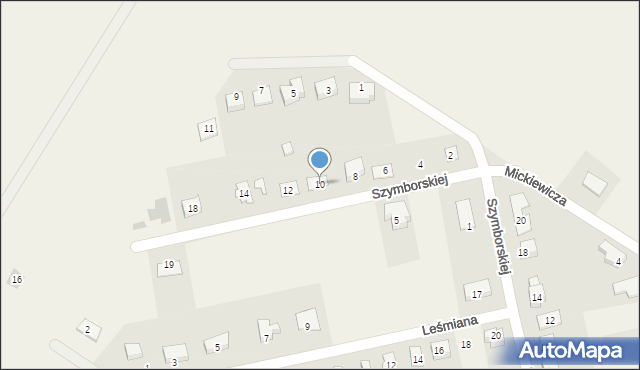 Marcinowice, Szymborskiej Wisławy, 10, mapa Marcinowice