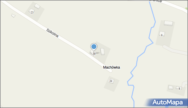 Marcyporęba, Szkolna, 29, mapa Marcyporęba