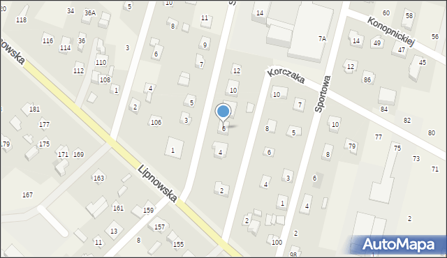 Maszewo Duże, Szkolna, 6, mapa Maszewo Duże