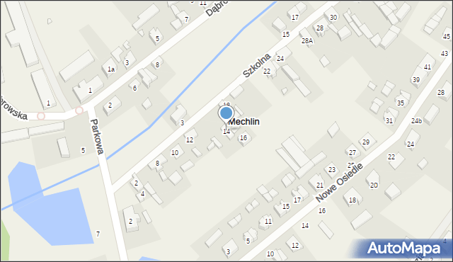 Mechlin, Szkolna, 14, mapa Mechlin