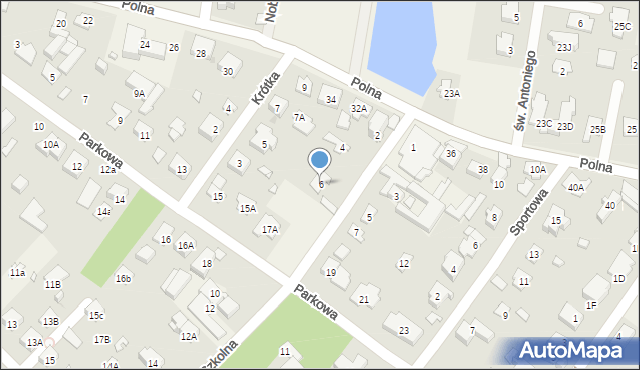 Michałowice, Szkolna, 6, mapa Michałowice