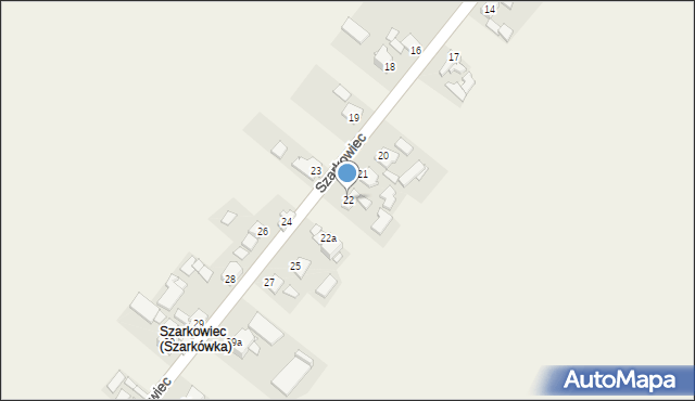 Miechów-Charsznica, Szarkowiec, 22, mapa Miechów-Charsznica