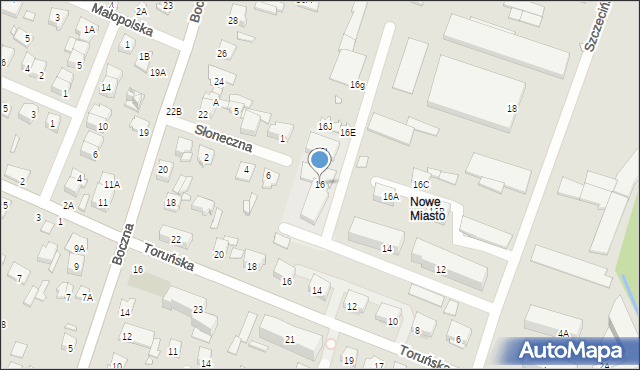 Mińsk Mazowiecki, Szczecińska, 16, mapa Mińsk Mazowiecki