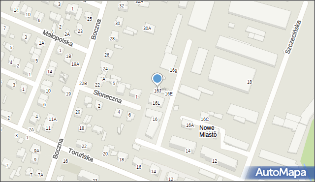 Mińsk Mazowiecki, Szczecińska, 16J, mapa Mińsk Mazowiecki