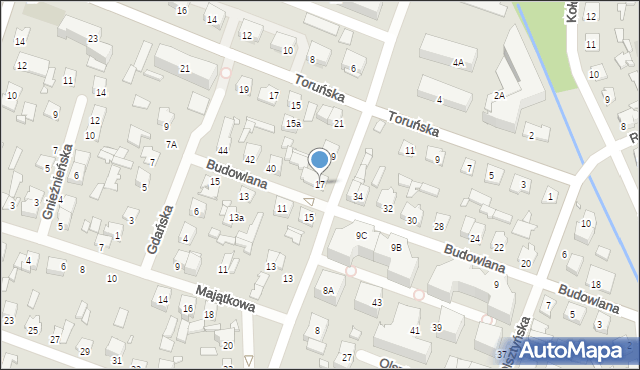 Mińsk Mazowiecki, Szczecińska, 17, mapa Mińsk Mazowiecki