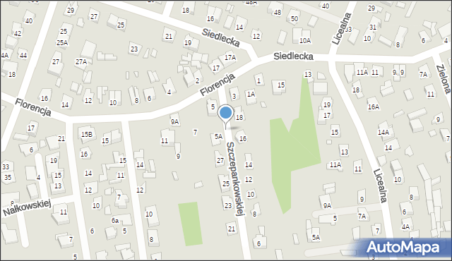 Mińsk Mazowiecki, Szczepankowskiej Michaliny, 29, mapa Mińsk Mazowiecki