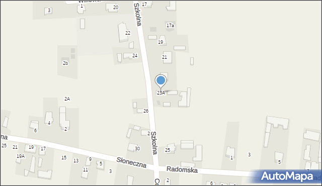 Mleczków, Szkolna, 23A, mapa Mleczków