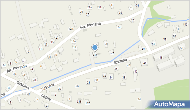 Młodów, Szkolna, 43, mapa Młodów