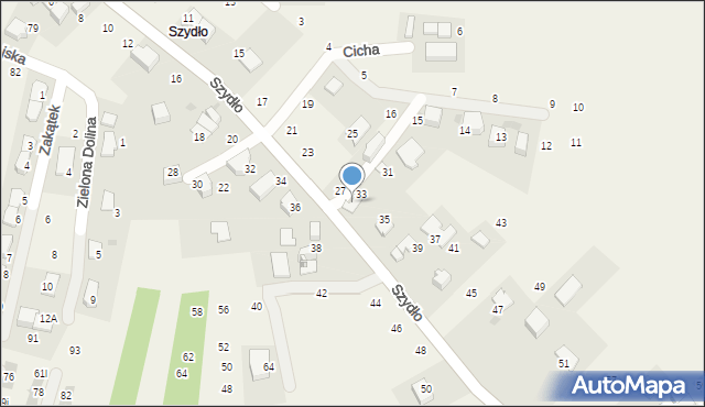 Modlnica, Szydło, 29, mapa Modlnica