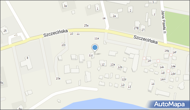 Morzyczyn, Szczecińska, 11d, mapa Morzyczyn