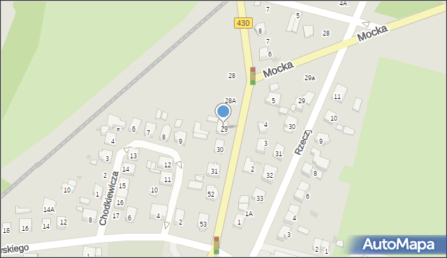 Mosina, Szosa Poznańska, 29, mapa Mosina