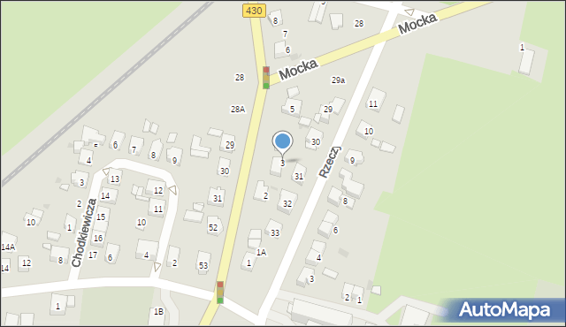 Mosina, Szosa Poznańska, 3, mapa Mosina
