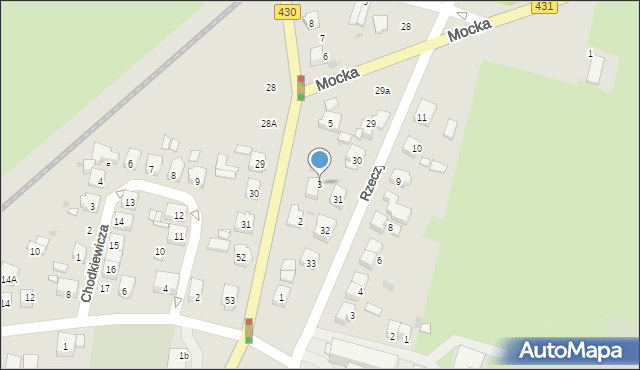 Mosina, Szosa Poznańska, 3, mapa Mosina