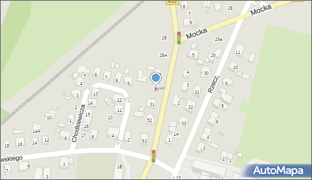 Mosina, Szosa Poznańska, 30, mapa Mosina