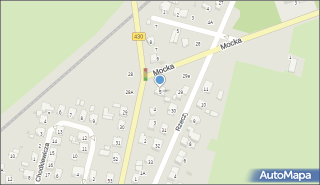 Mosina, Szosa Poznańska, 5, mapa Mosina