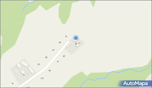 Moszczenica, Szkolna, 93, mapa Moszczenica