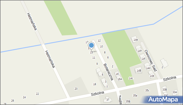 Mroków, Szkolna, 16j, mapa Mroków