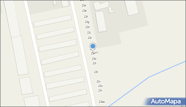 Mroków, Szkolna, 23n, mapa Mroków