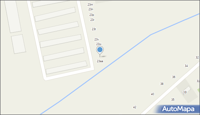 Mroków, Szkolna, 23z, mapa Mroków