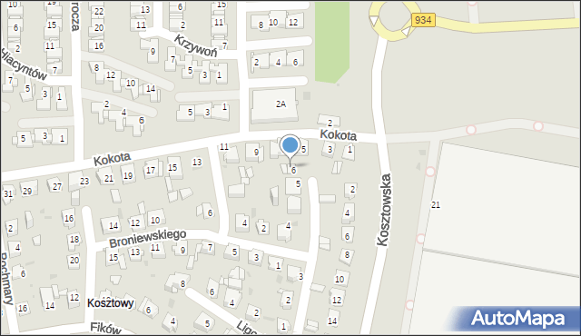 Mysłowice, Szafranka Józefa, ks., 7, mapa Mysłowice