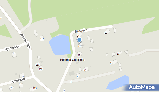 Myszków, Szewska, 14, mapa Myszków