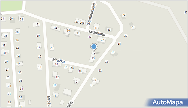 Namysłów, Szymborskiej Wisławy, 15, mapa Namysłów