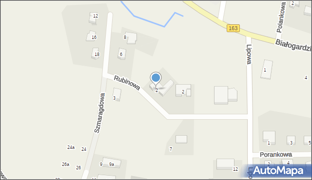 Niekanin, Szmaragdowa, 2, mapa Niekanin