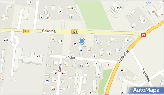 Niemce, Szkolna, 13, mapa Niemce