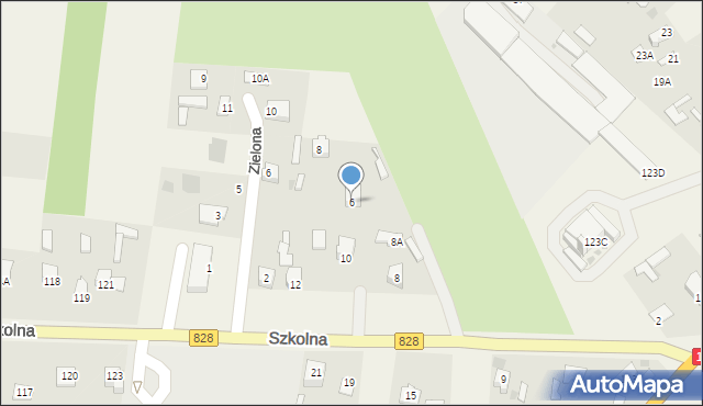 Niemce, Szkolna, 6, mapa Niemce