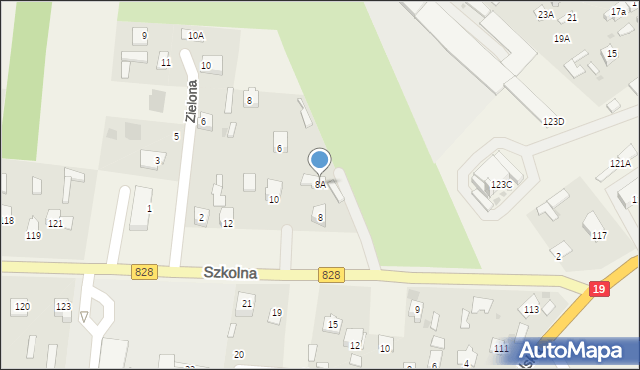 Niemce, Szkolna, 8A, mapa Niemce