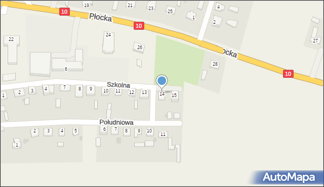 Nowa Góra, Szkolna, 14, mapa Nowa Góra