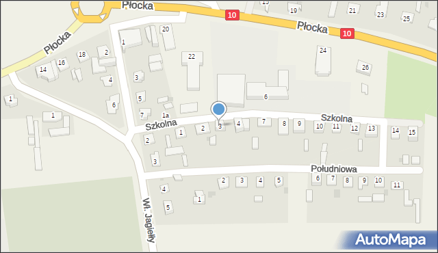 Nowa Góra, Szkolna, 3, mapa Nowa Góra