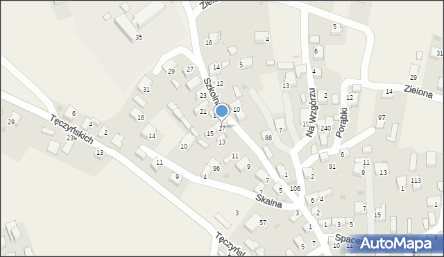 Nowa Góra, Szkolna, 17, mapa Nowa Góra