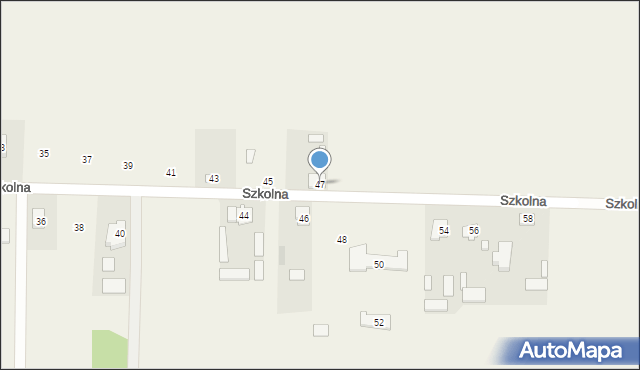 Nowa Osuchowa, Szkolna, 47, mapa Nowa Osuchowa