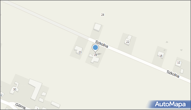 Nowa Wieś, Szkolna, 19, mapa Nowa Wieś