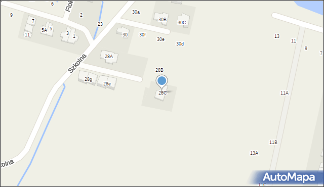 Nowa Wola, Szkolna, 28C, mapa Nowa Wola