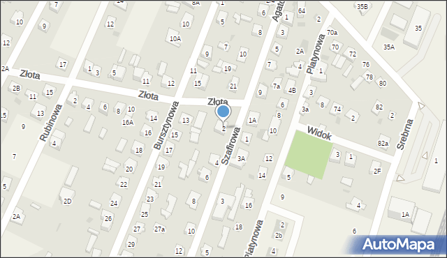 Nowe Pieścirogi, Szafirowa, 2, mapa Nowe Pieścirogi