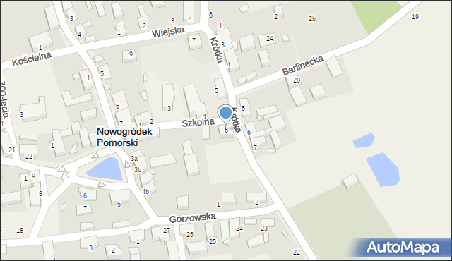 Nowogródek Pomorski, Szkolna, 6, mapa Nowogródek Pomorski